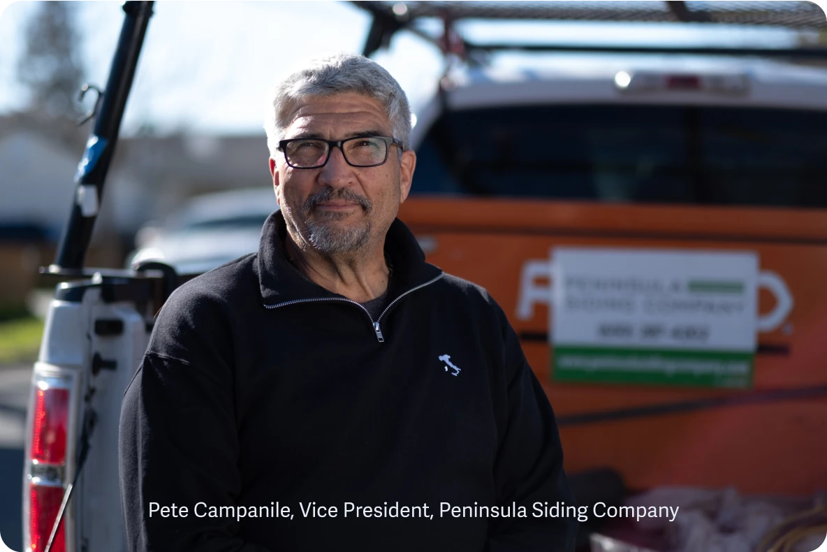 Pete Campanile - Owner, Peninsula Siding Company.